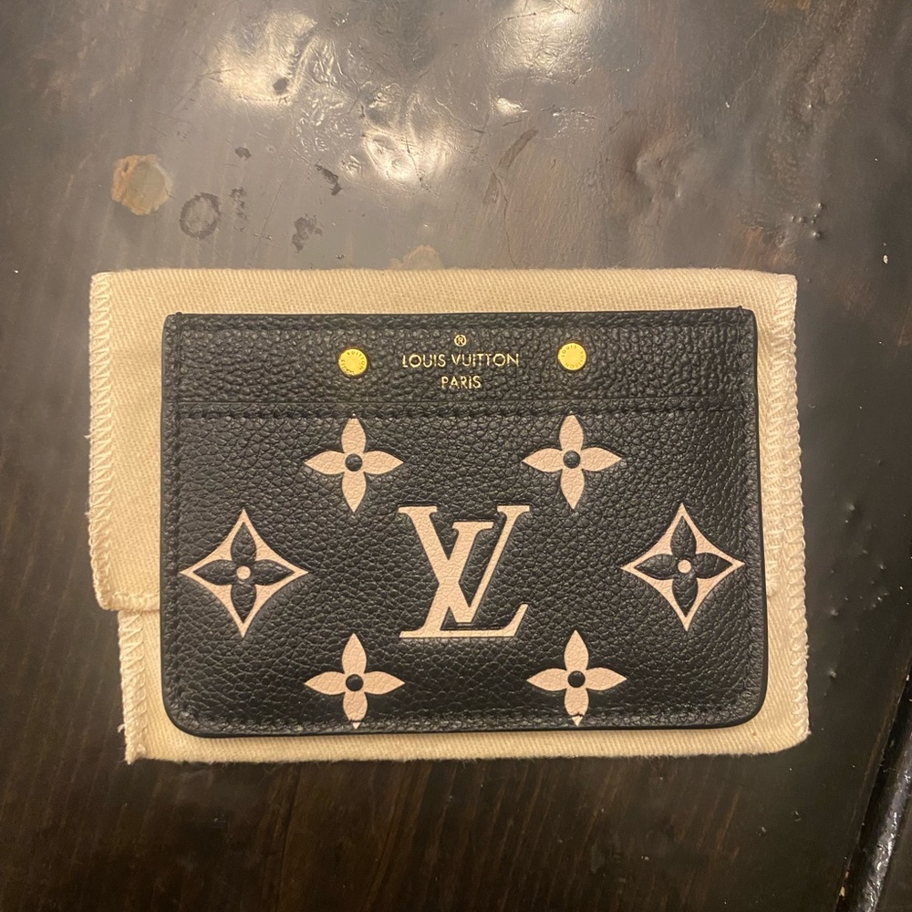 Louis Vuitton Empreinte Card Holder, Bi-Color